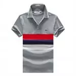 t-shirt lacoste homme new stripe gray